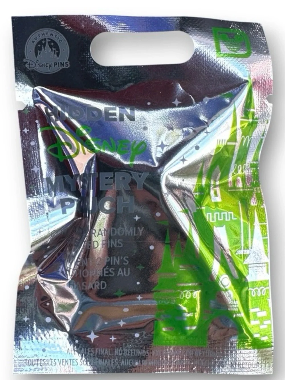 2026 Walt Disney World Hidden Disney Wave A Mystery Pin Pouch (2 Pins) New BNWT - Picture 1 of 1